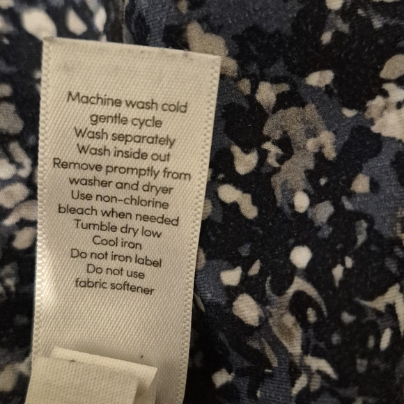 Blue Patterned Leggings - Picture 4 of 6